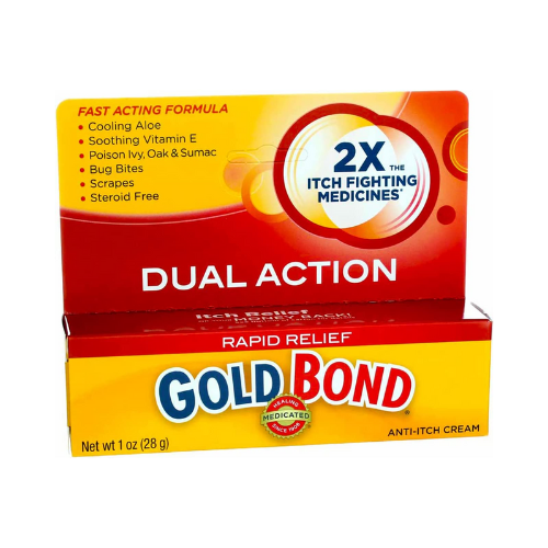 Gold Bond Antipruritic Cream on a white background