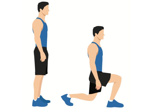 reverse lunge exercise